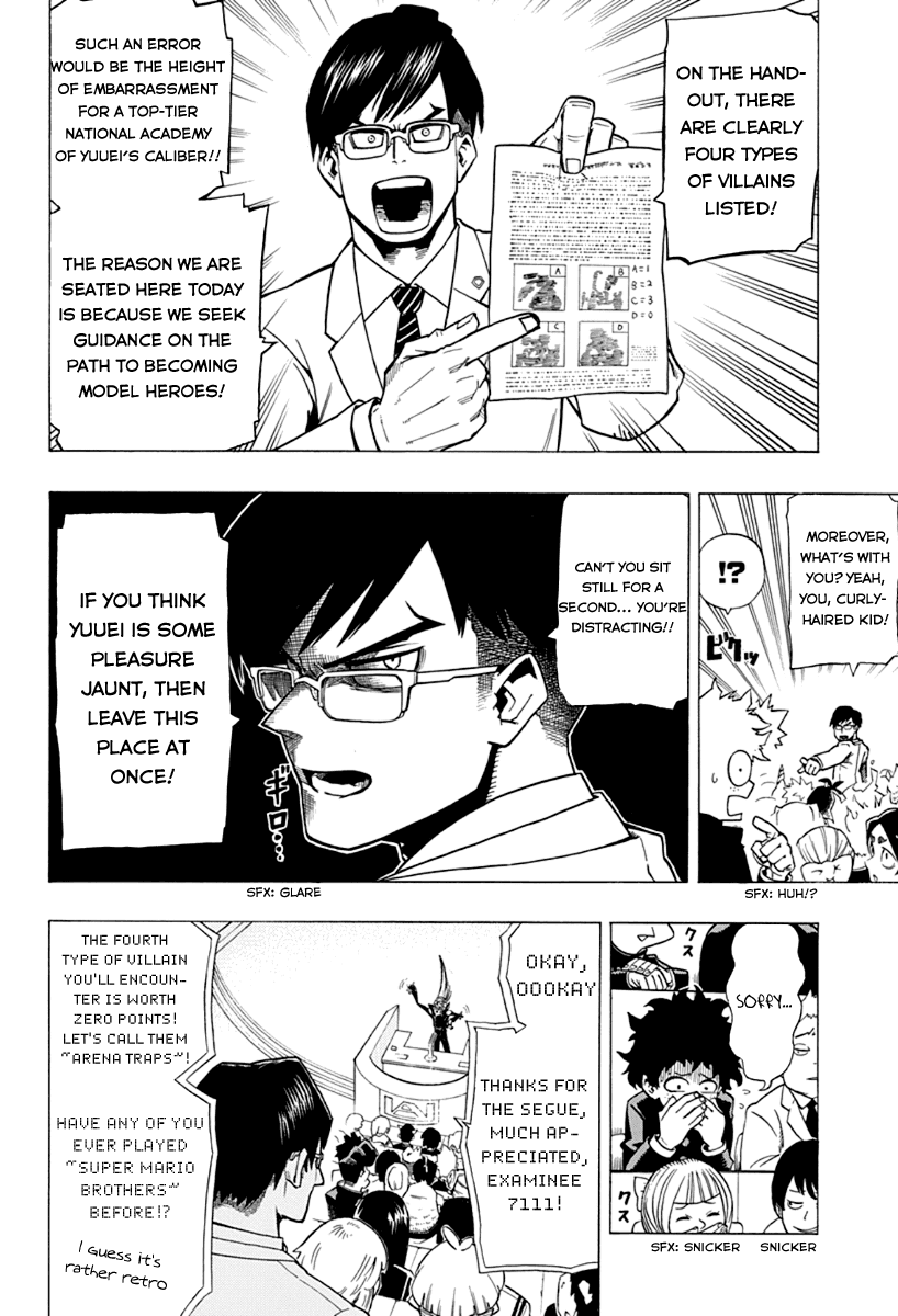 Boku no Hero Academia Chapter 3 page 8 - Chapter 3: Entrance Exam