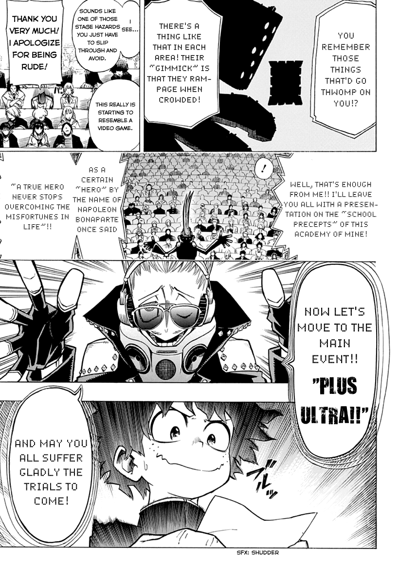 Boku no Hero Academia Chapter 3 page 9 - Chapter 3: Entrance Exam