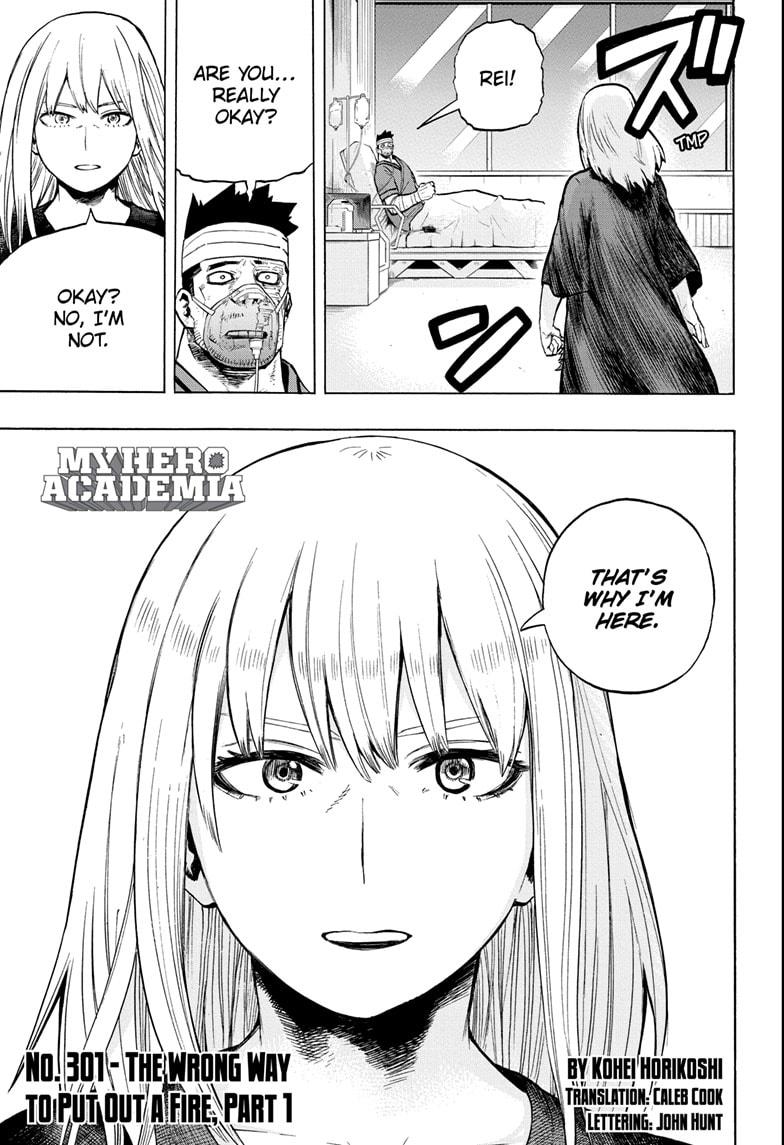 Boku no Hero Academia Chapter 301 page 3 - Chapter 301