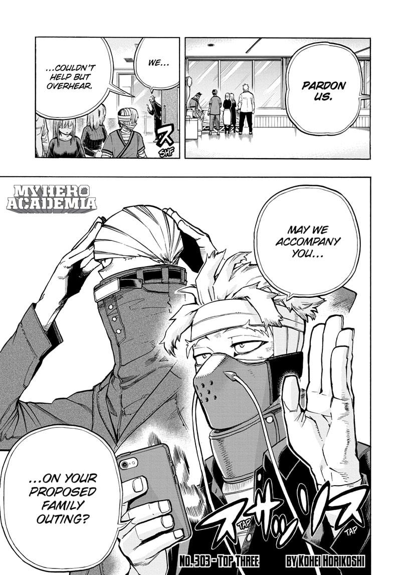 Boku no Hero Academia Chapter 303 page 1 - Chapter 303