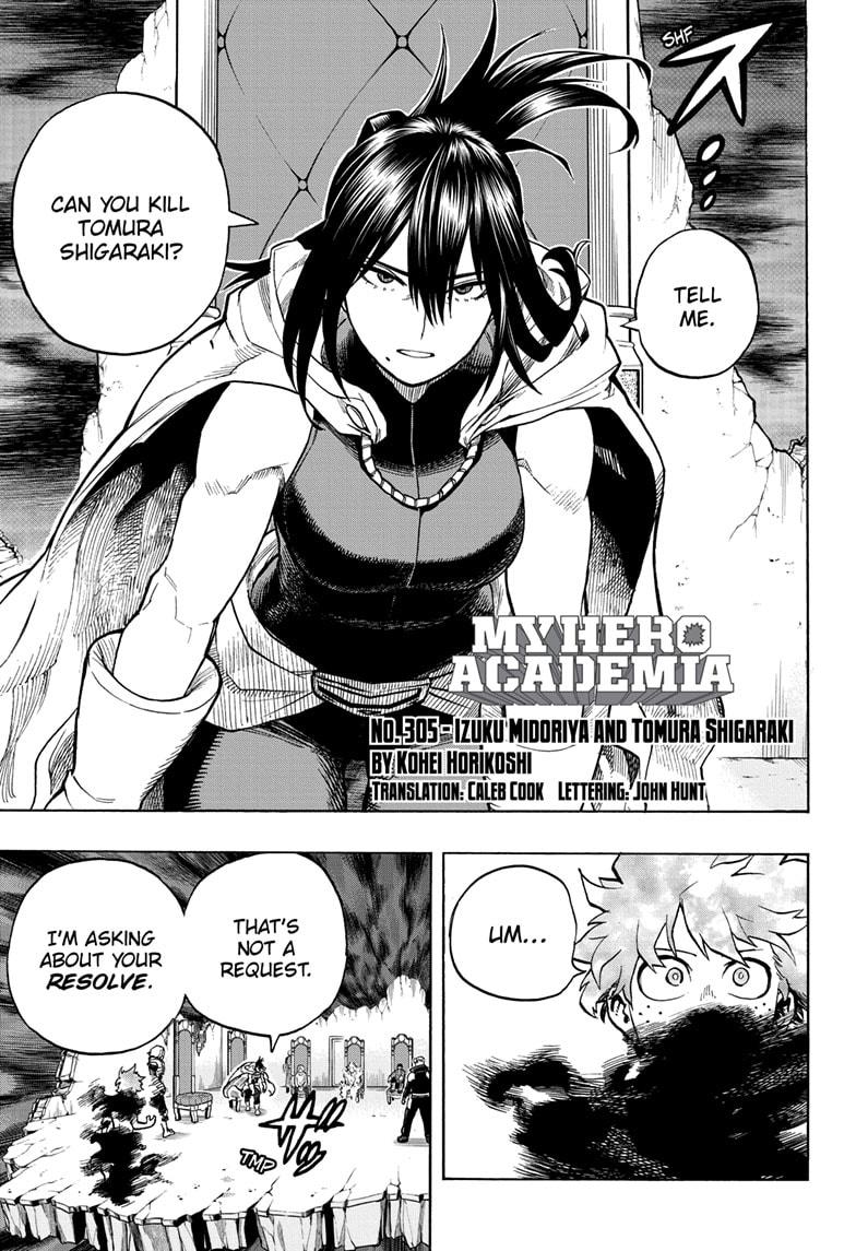 Boku no Hero Academia Chapter 305 page 1 - Chapter 305