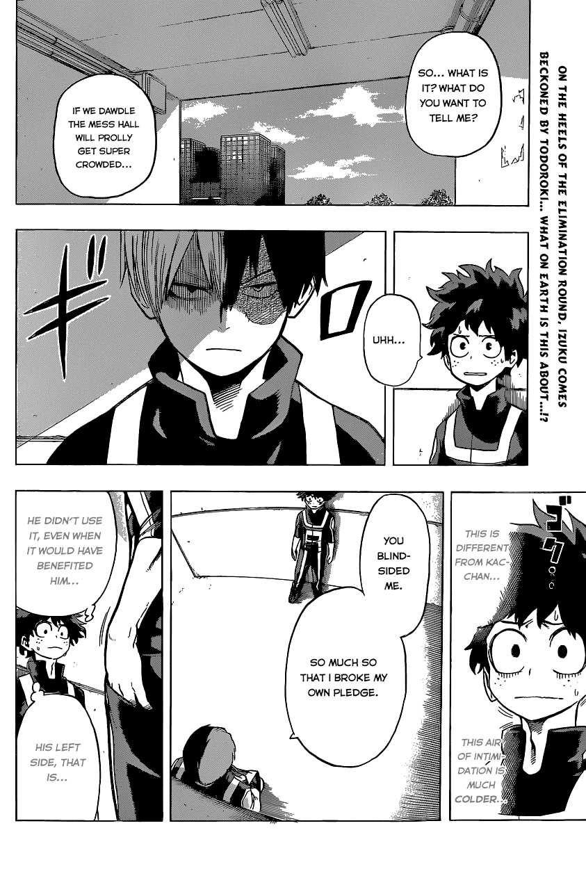 Boku no Hero Academia Chapter 31 page 6 - Chapter 31: The Boy Born With Everything