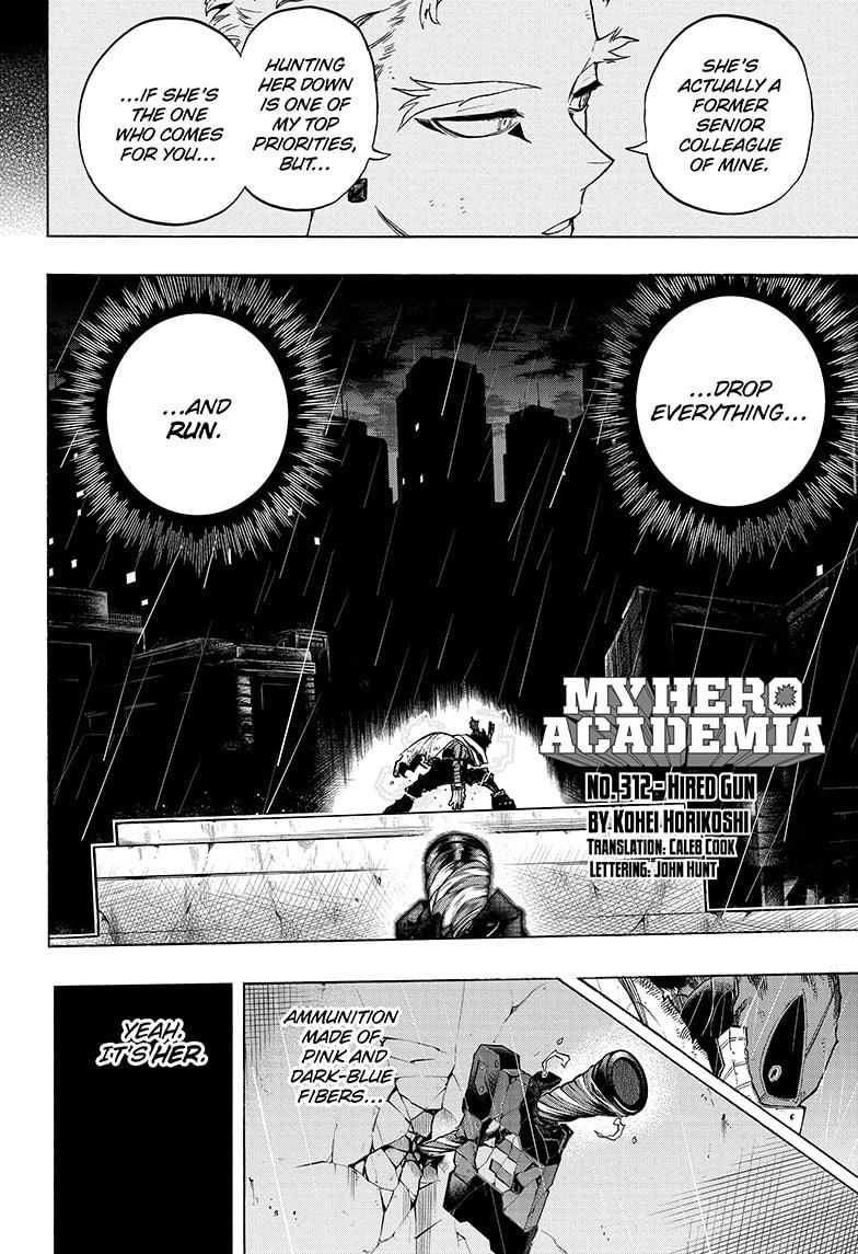 Boku no Hero Academia Chapter 312 page 2 - Chapter 312