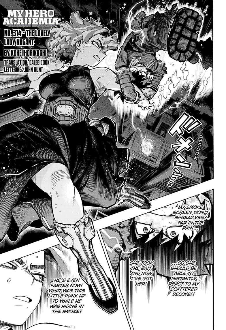 Boku no Hero Academia Chapter 314 page 1 - Chapter 314
