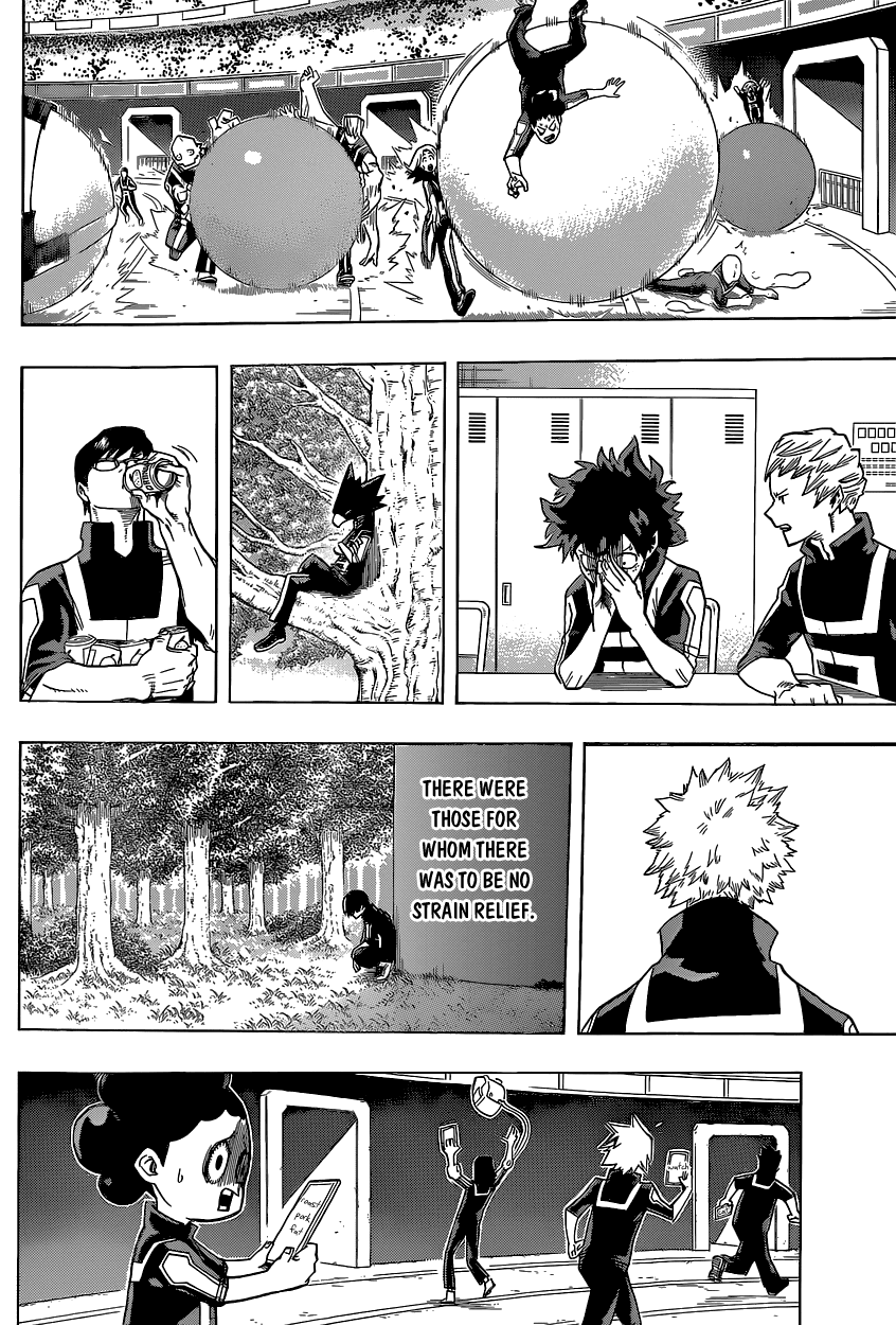 Boku no Hero Academia Chapter 32 page 14 - Chapter 32: Smile, Oh Prince of the World of Nonsense!