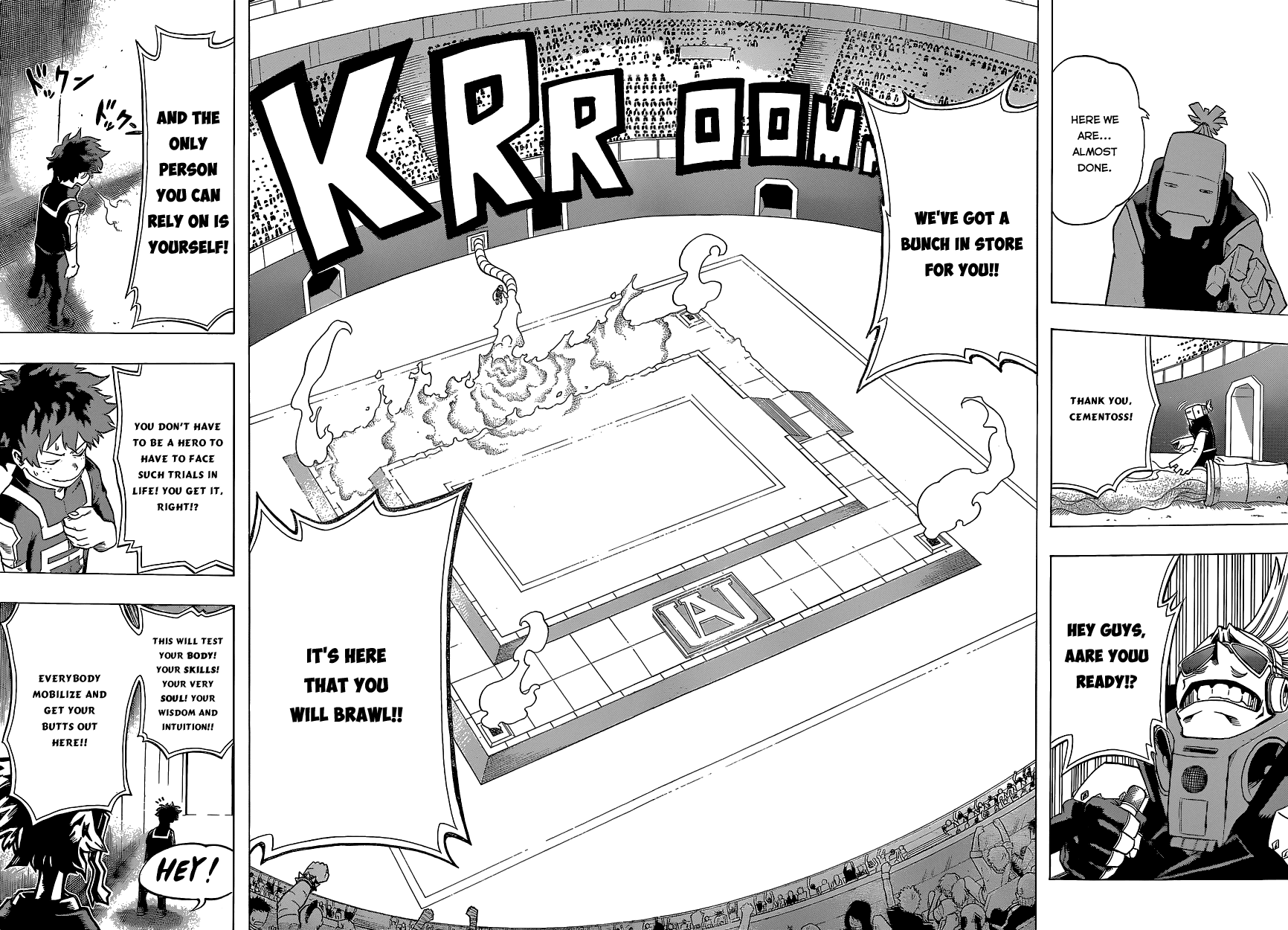 Boku no Hero Academia Chapter 32 page 16 - Chapter 32: Smile, Oh Prince of the World of Nonsense!