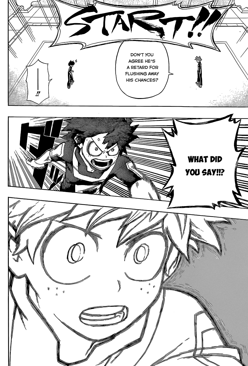 Boku no Hero Academia Chapter 32 page 21 - Chapter 32: Smile, Oh Prince of the World of Nonsense!