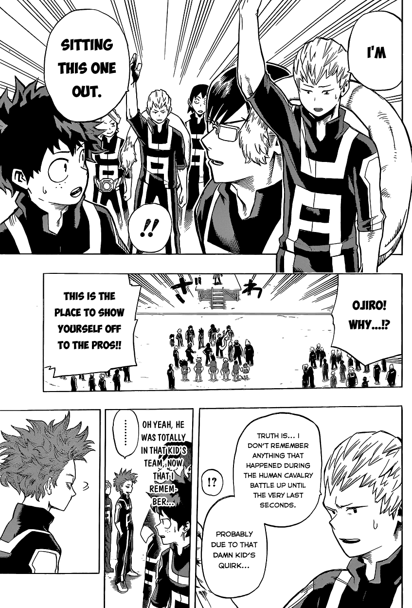 Boku no Hero Academia Chapter 32 page 7 - Chapter 32: Smile, Oh Prince of the World of Nonsense!
