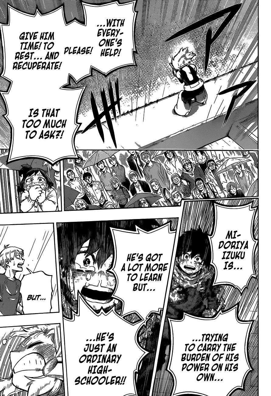 Boku no Hero Academia Chapter 324 page 10 - Chapter 324: A Child's Insistence