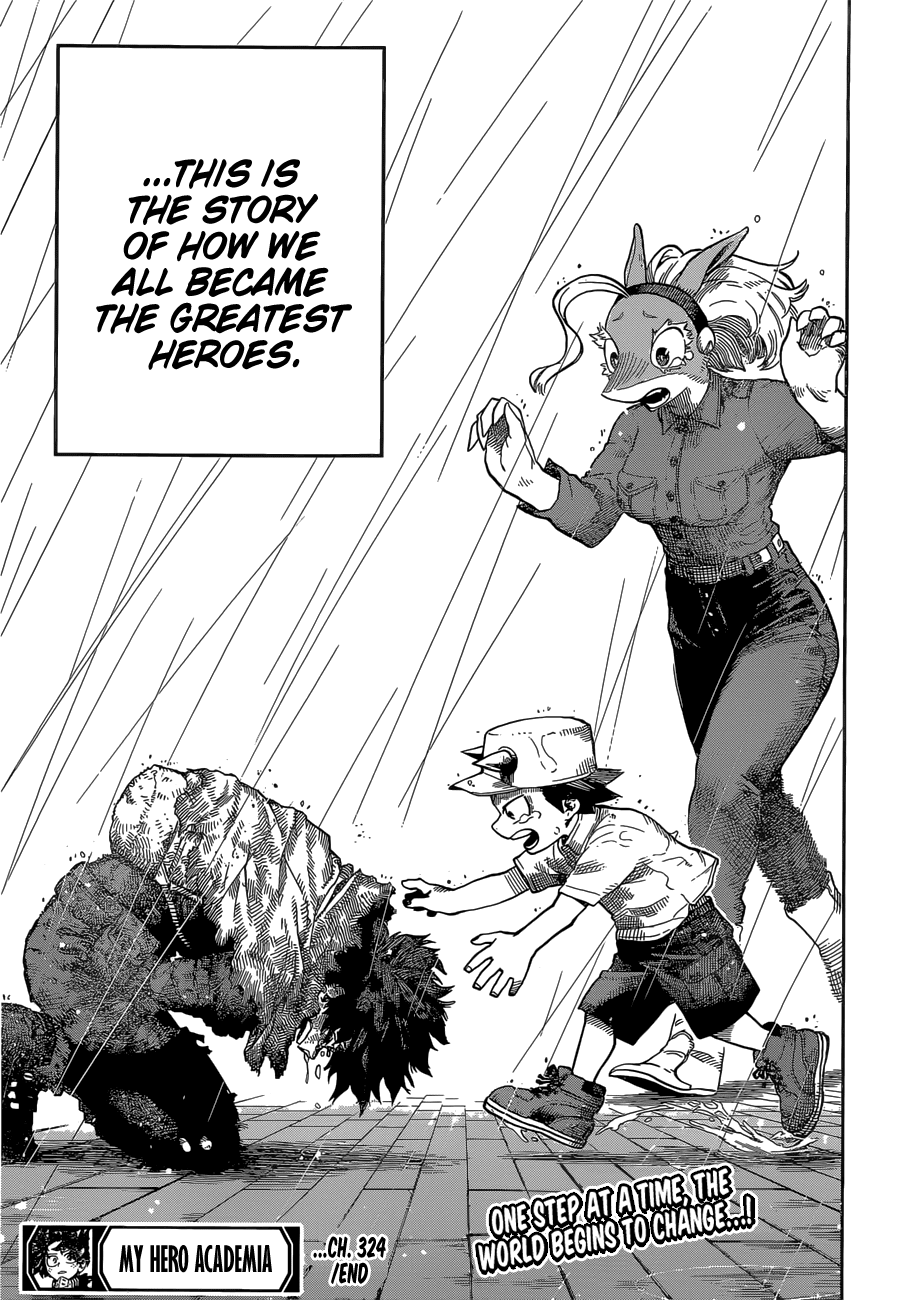 Boku no Hero Academia Chapter 324 page 17 - Chapter 324: A Child's Insistence