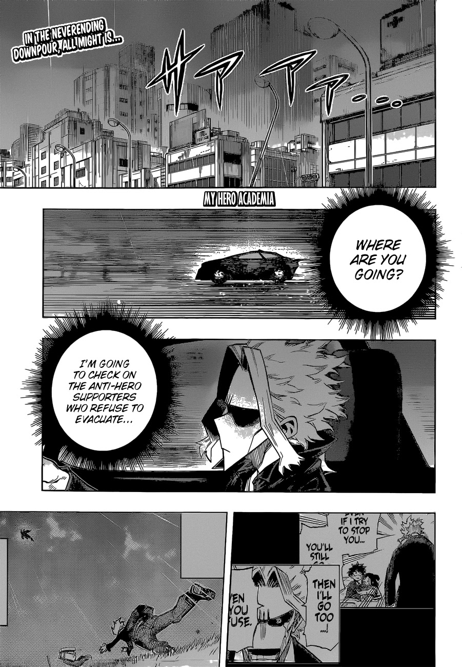 Boku no Hero Academia Chapter 326 page 1 - Chapter 326: Who are you?