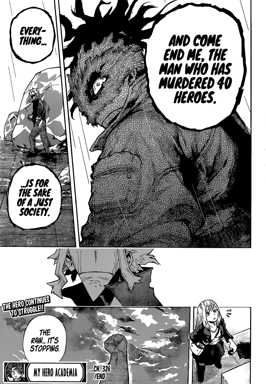 Boku no Hero Academia Chapter 326 page 16 - Chapter 326: Who are you?