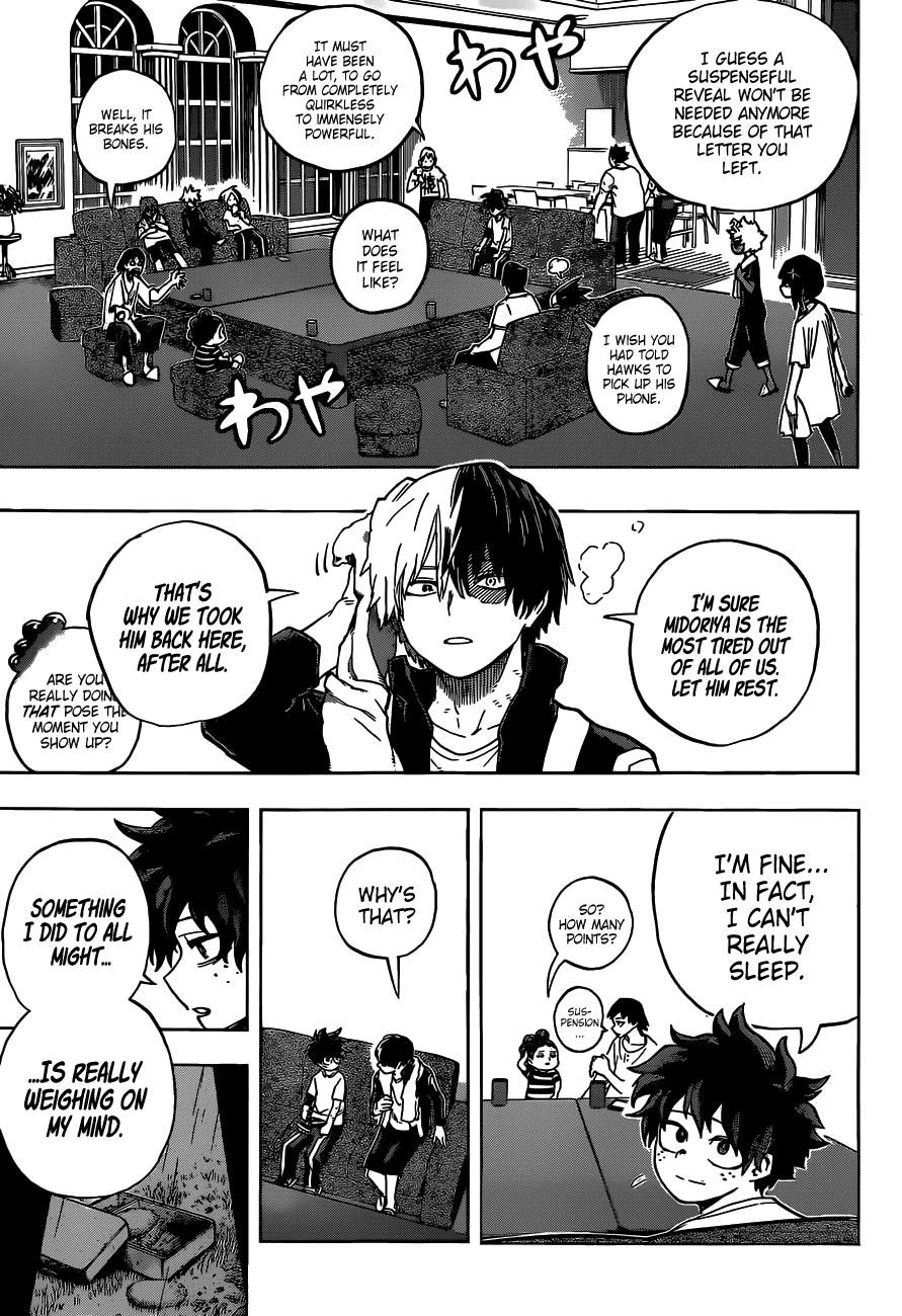 Boku no Hero Academia Chapter 327 page 6 - Chapter 327: Rest!!!