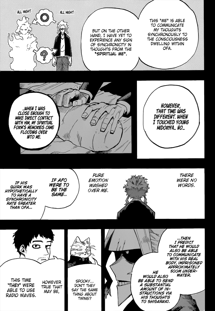 Boku no Hero Academia Chapter 328 page 10 - Chapter 328: Connected, Connected