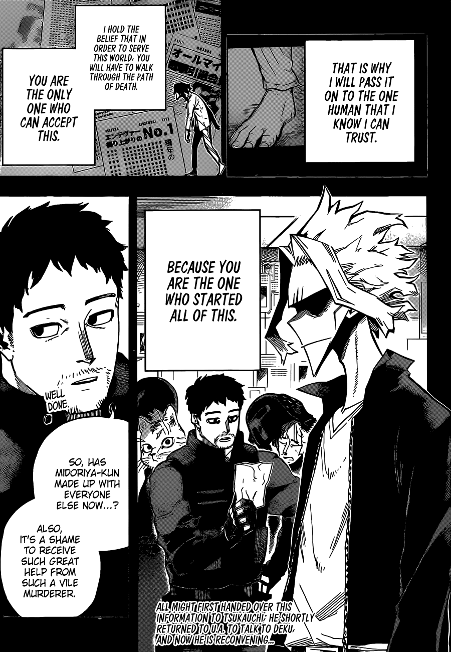 Boku no Hero Academia Chapter 328 page 8 - Chapter 328: Connected, Connected