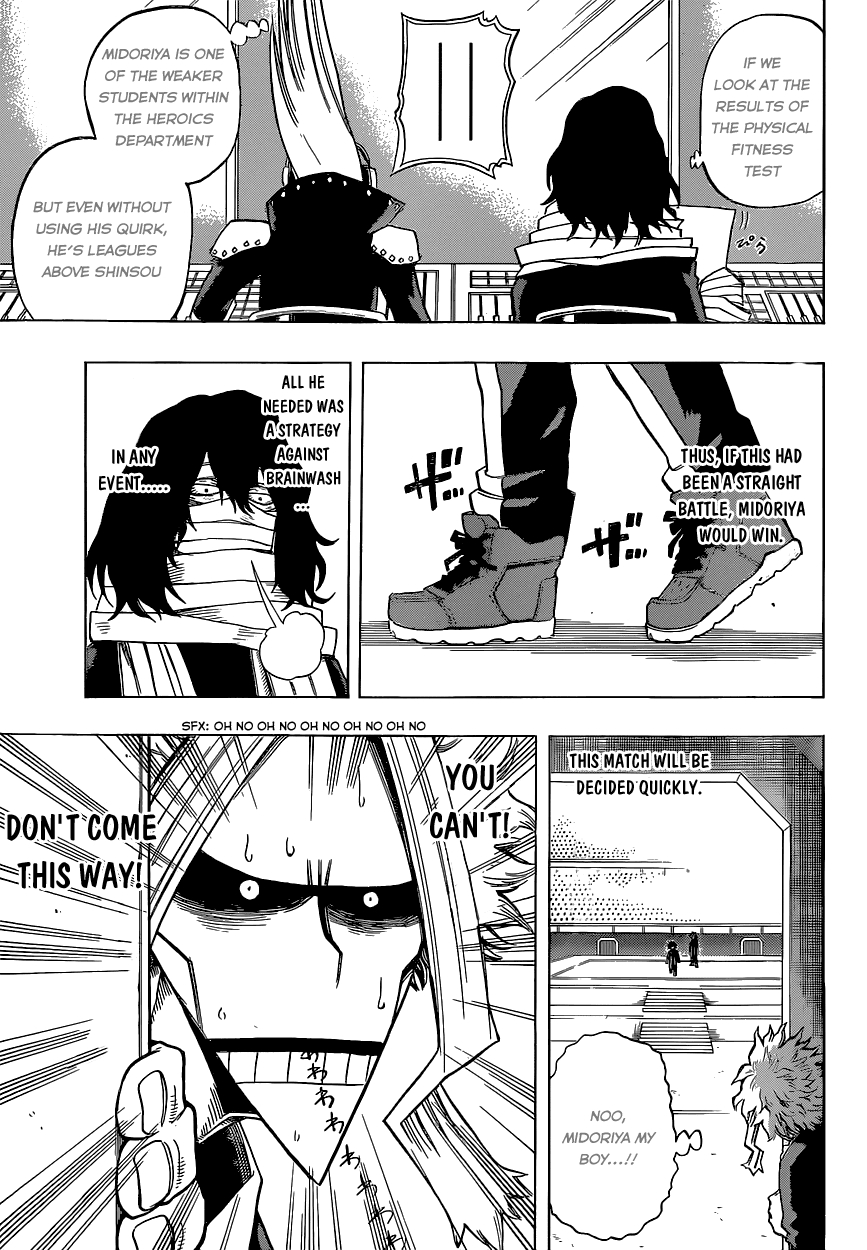 Boku no Hero Academia Chapter 33 page 10 - Chapter 33: Shinsou's Circumstances