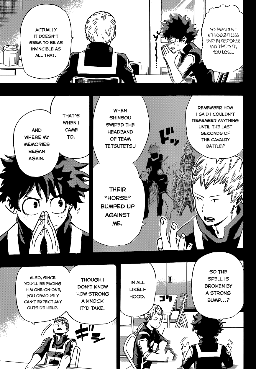 Boku no Hero Academia Chapter 33 page 12 - Chapter 33: Shinsou's Circumstances