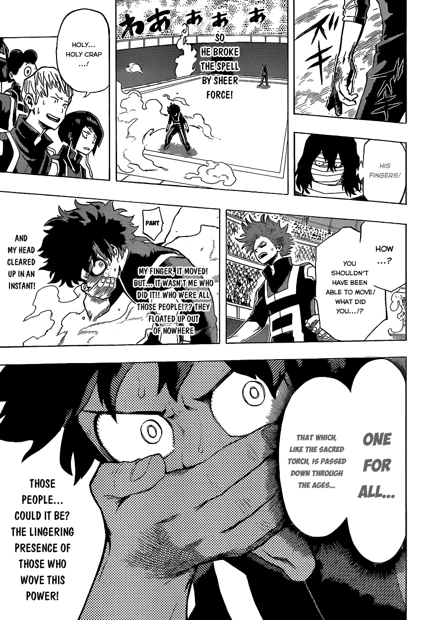 Boku no Hero Academia Chapter 33 page 18 - Chapter 33: Shinsou's Circumstances