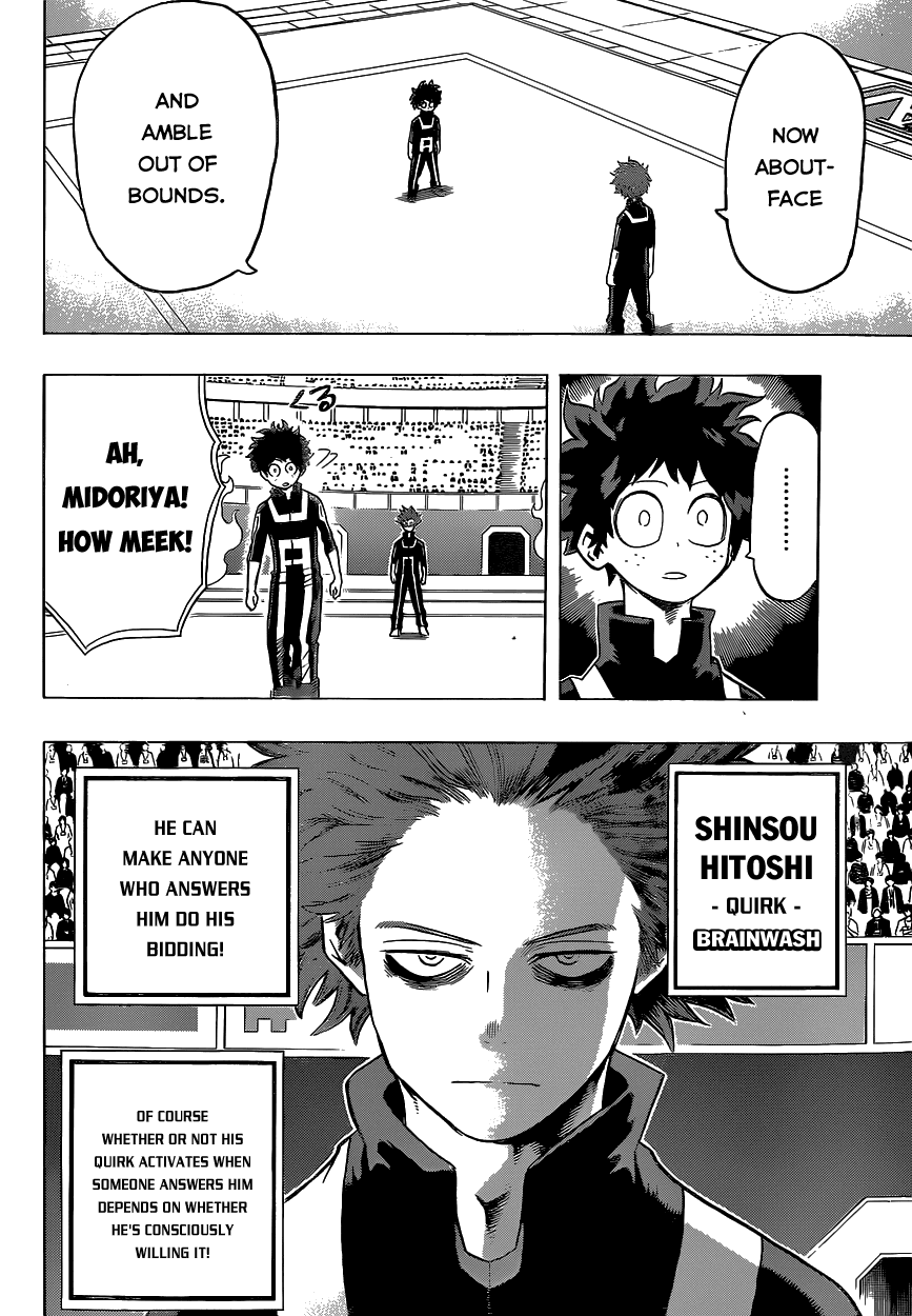Boku no Hero Academia Chapter 33 page 9 - Chapter 33: Shinsou's Circumstances
