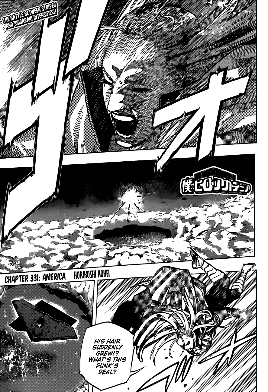 Boku no Hero Academia Chapter 331 page 1 - Chapter 331: America