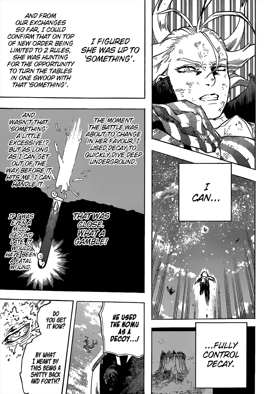 Boku no Hero Academia Chapter 332 page 13 - Chapter 332: New Model Hypersonic Intercontinental Ballistics