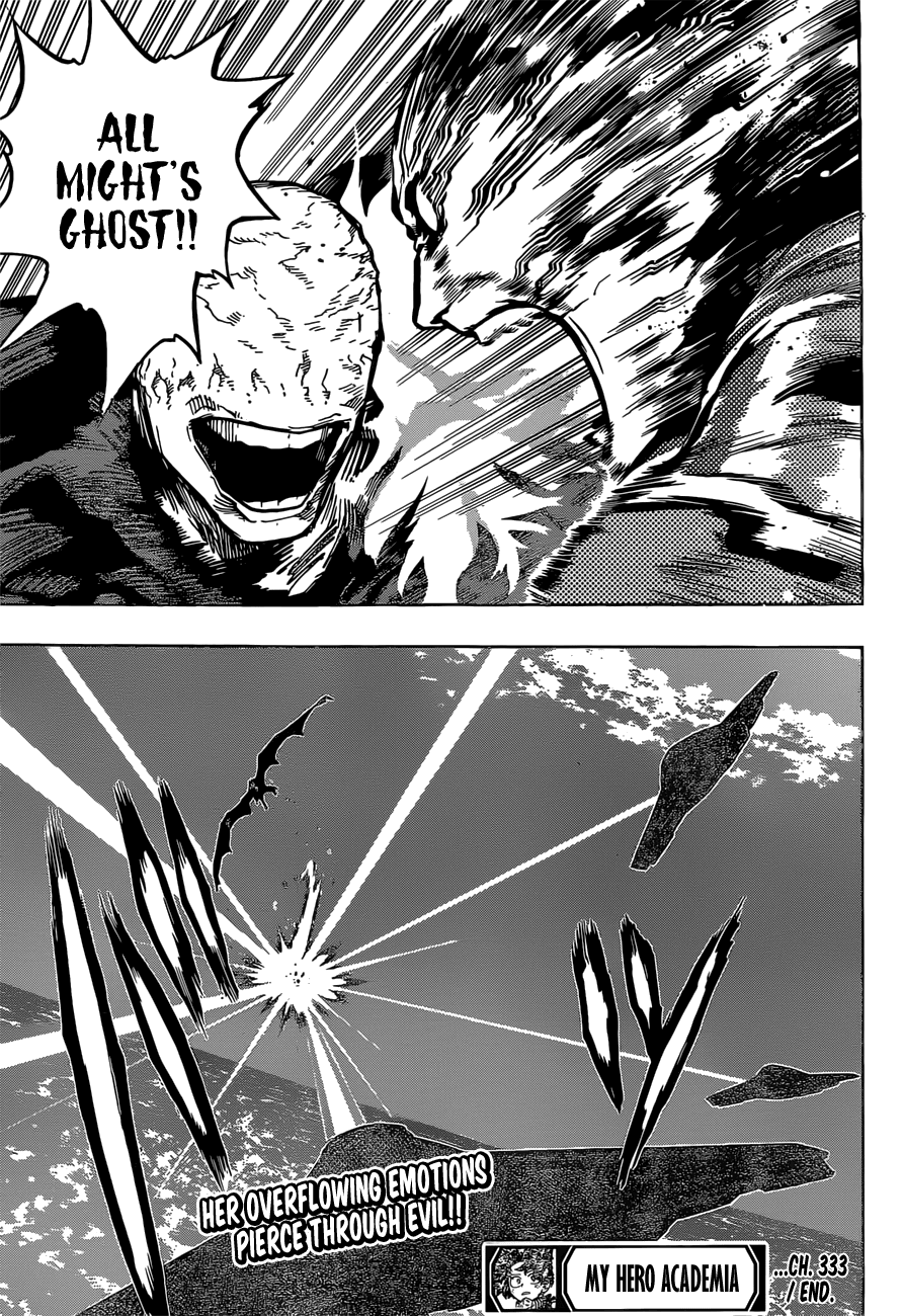 Boku no Hero Academia Chapter 333 page 16 - Chapter 333: Ghost