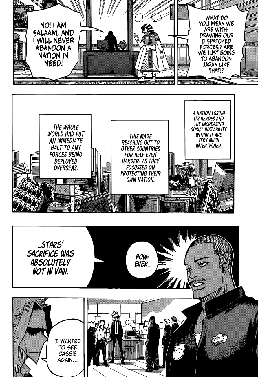 Boku no Hero Academia Chapter 334 page 13 - Chapter 334: Parting Gift