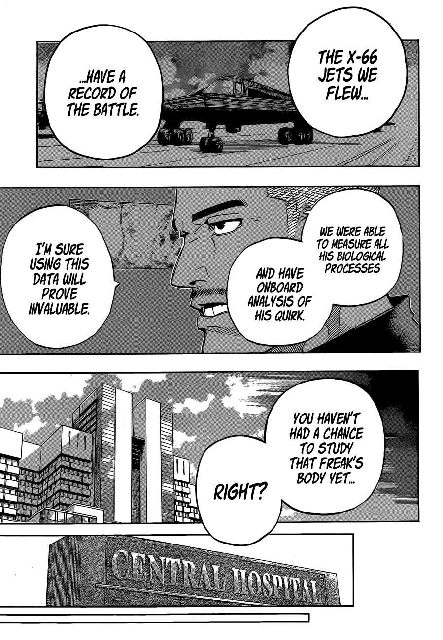 Boku no Hero Academia Chapter 334 page 14 - Chapter 334: Parting Gift