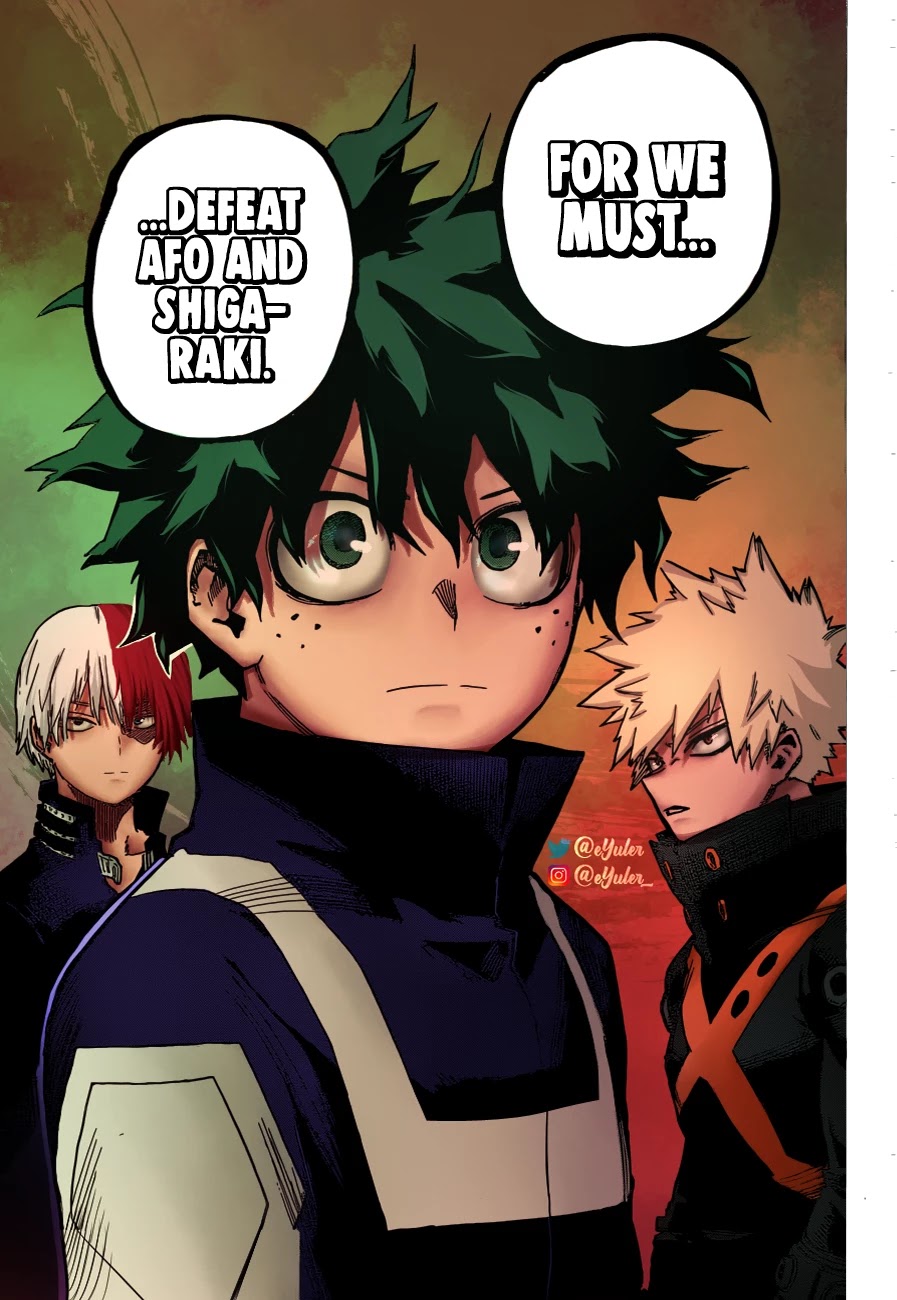 Boku no Hero Academia Chapter 334 page 18 - Chapter 334: Parting Gift