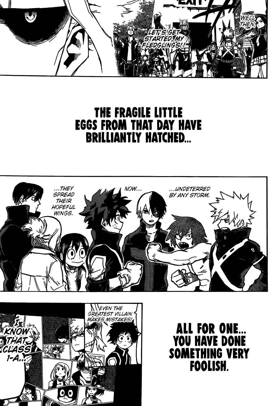 Boku no Hero Academia Chapter 335 page 10 - Chapter 335: Fledgling