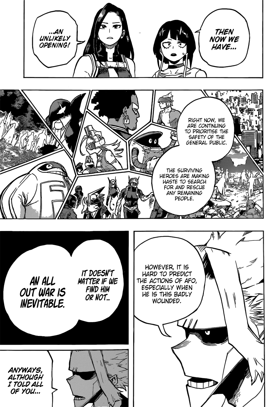 Boku no Hero Academia Chapter 335 page 4 - Chapter 335: Fledgling