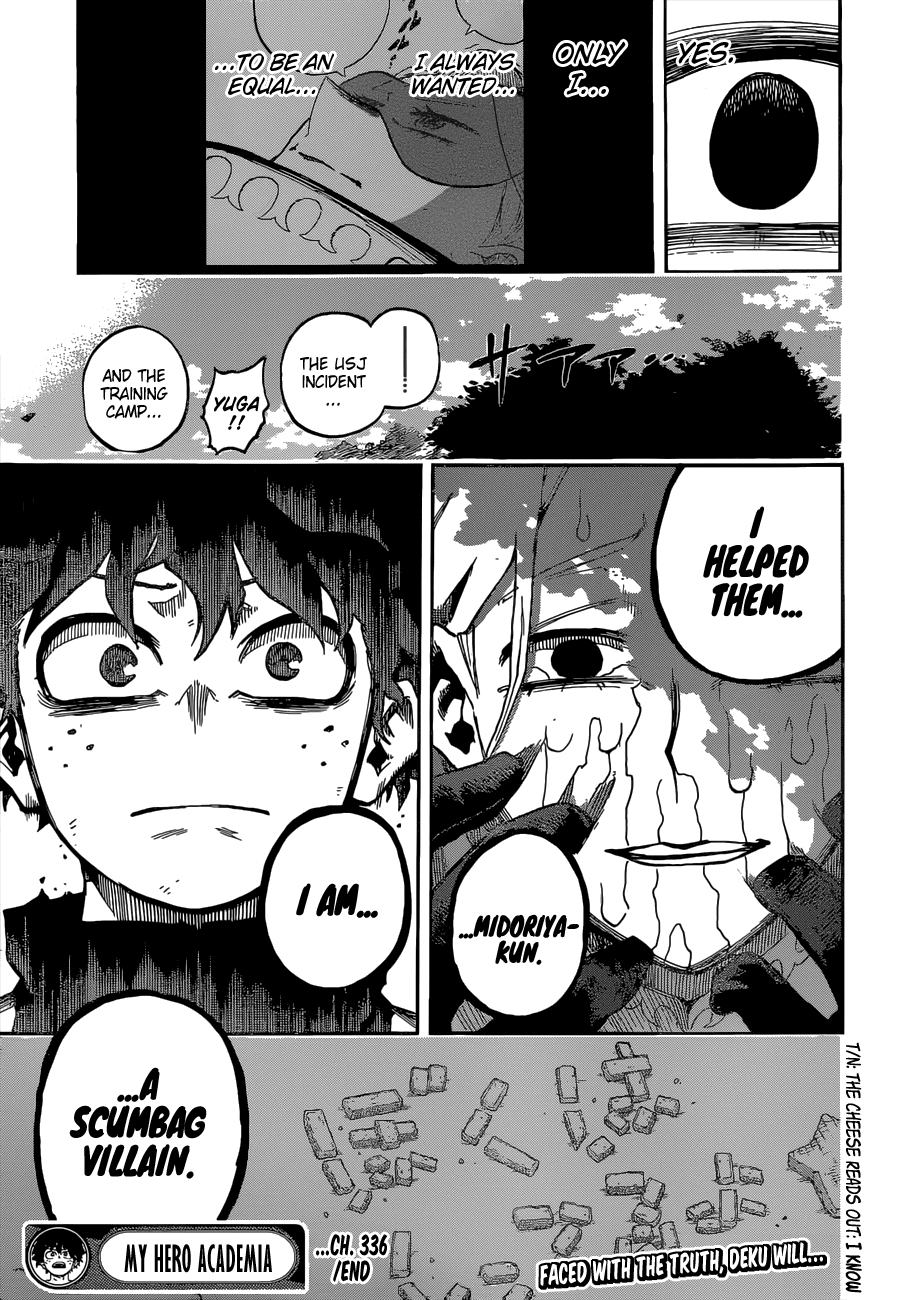 Boku no Hero Academia Chapter 336 page 17 - Chapter 336: Villain