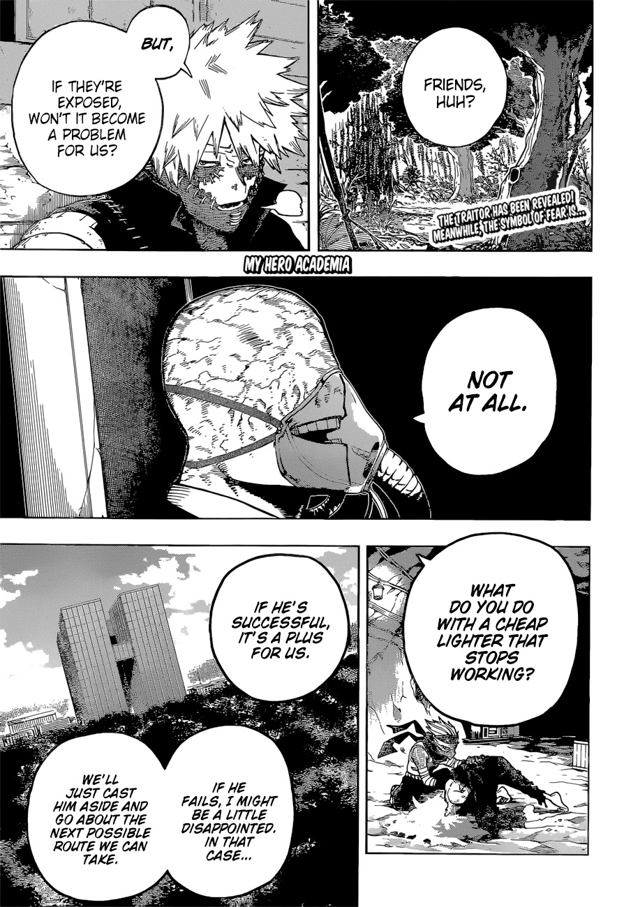 Boku no Hero Academia Chapter 337 page 1 - Chapter 337: A Disposable Life