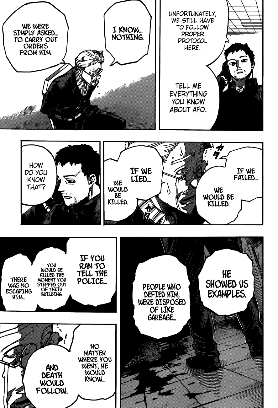 Boku no Hero Academia Chapter 337 page 14 - Chapter 337: A Disposable Life