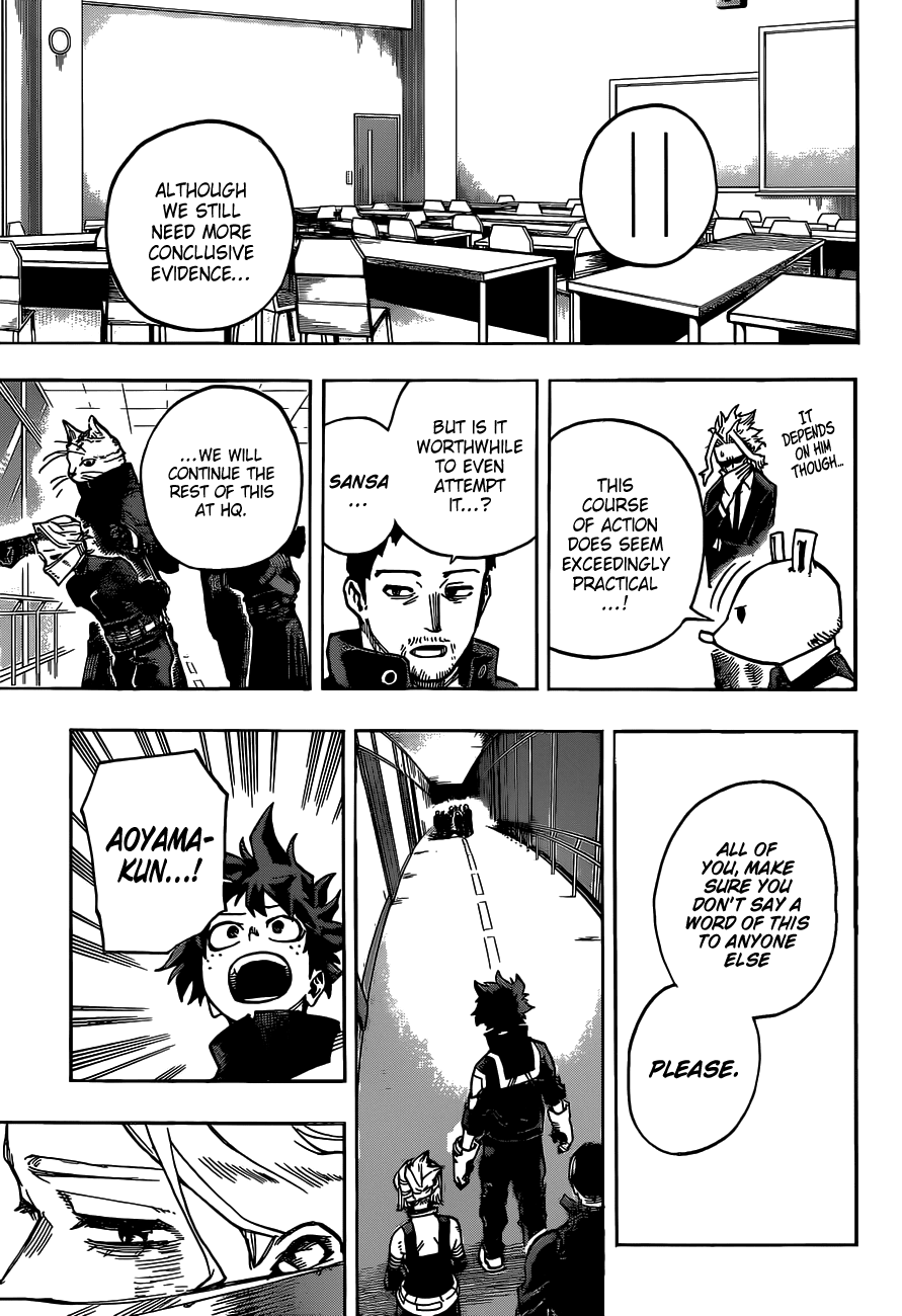 Boku no Hero Academia Chapter 338 page 11 - Chapter 338: The Story of how We All Became Heroes Part ①