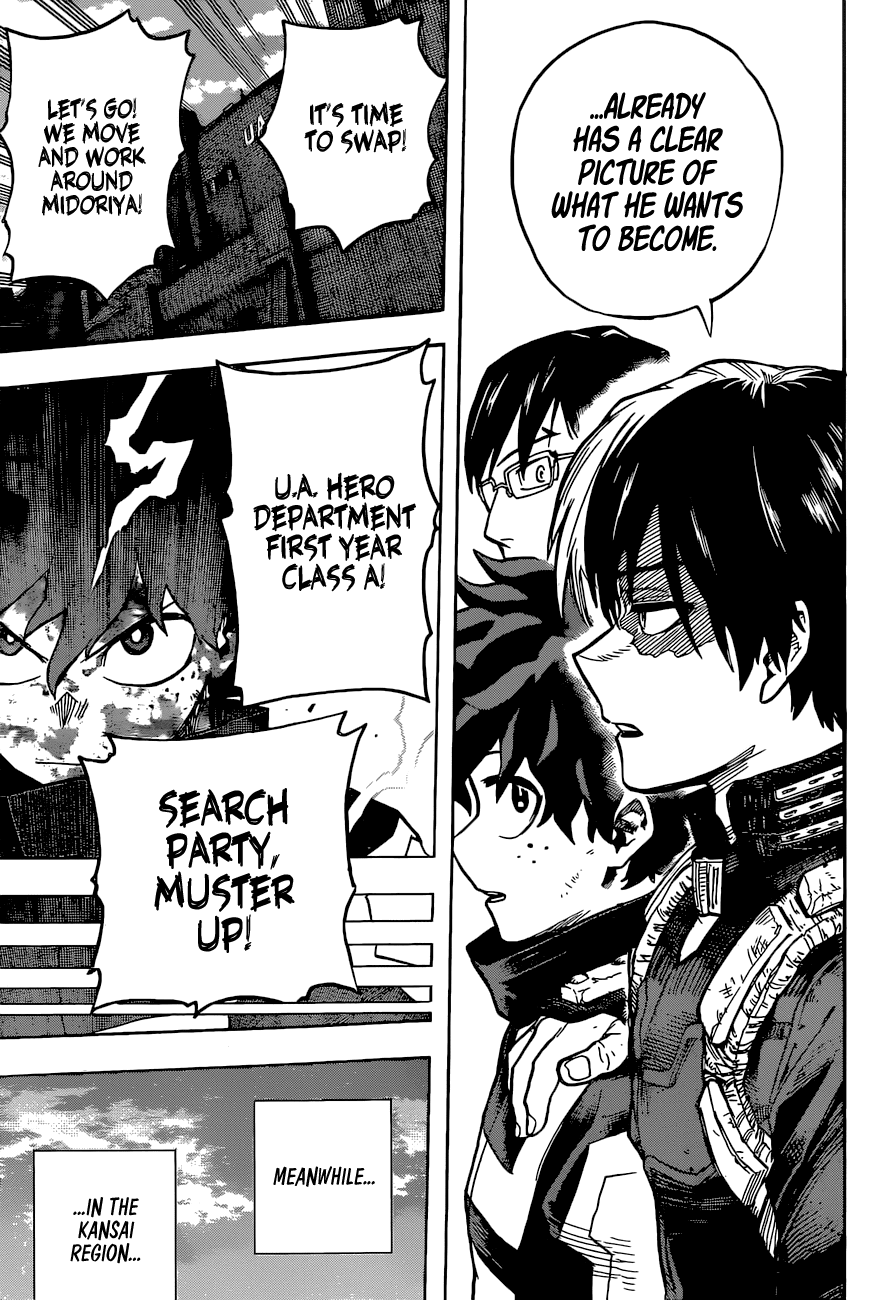 Boku no Hero Academia Chapter 339 page 15 - Chapter 339: The Story of how We All Became Heroes Part ②
