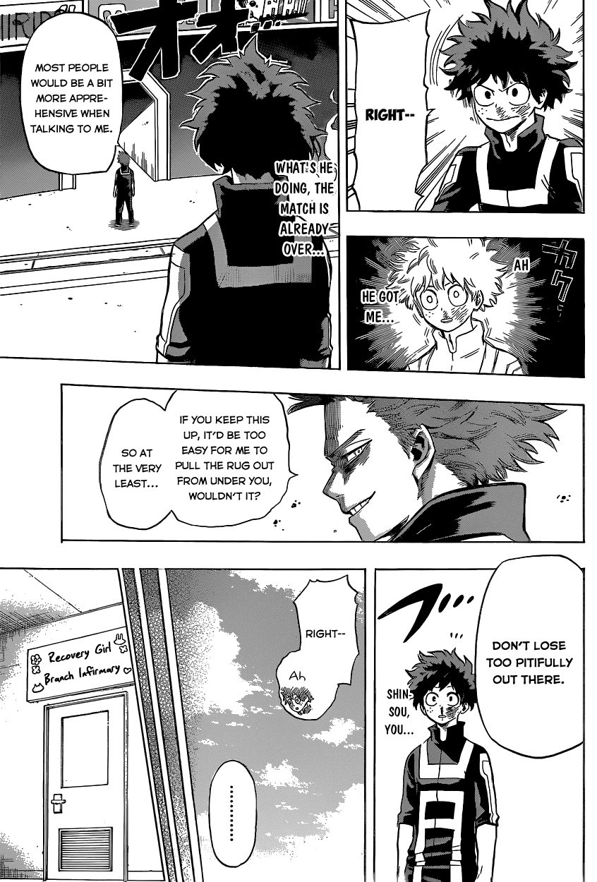 Boku no Hero Academia Chapter 34 page 11 - Chapter 34: Winners and Losers