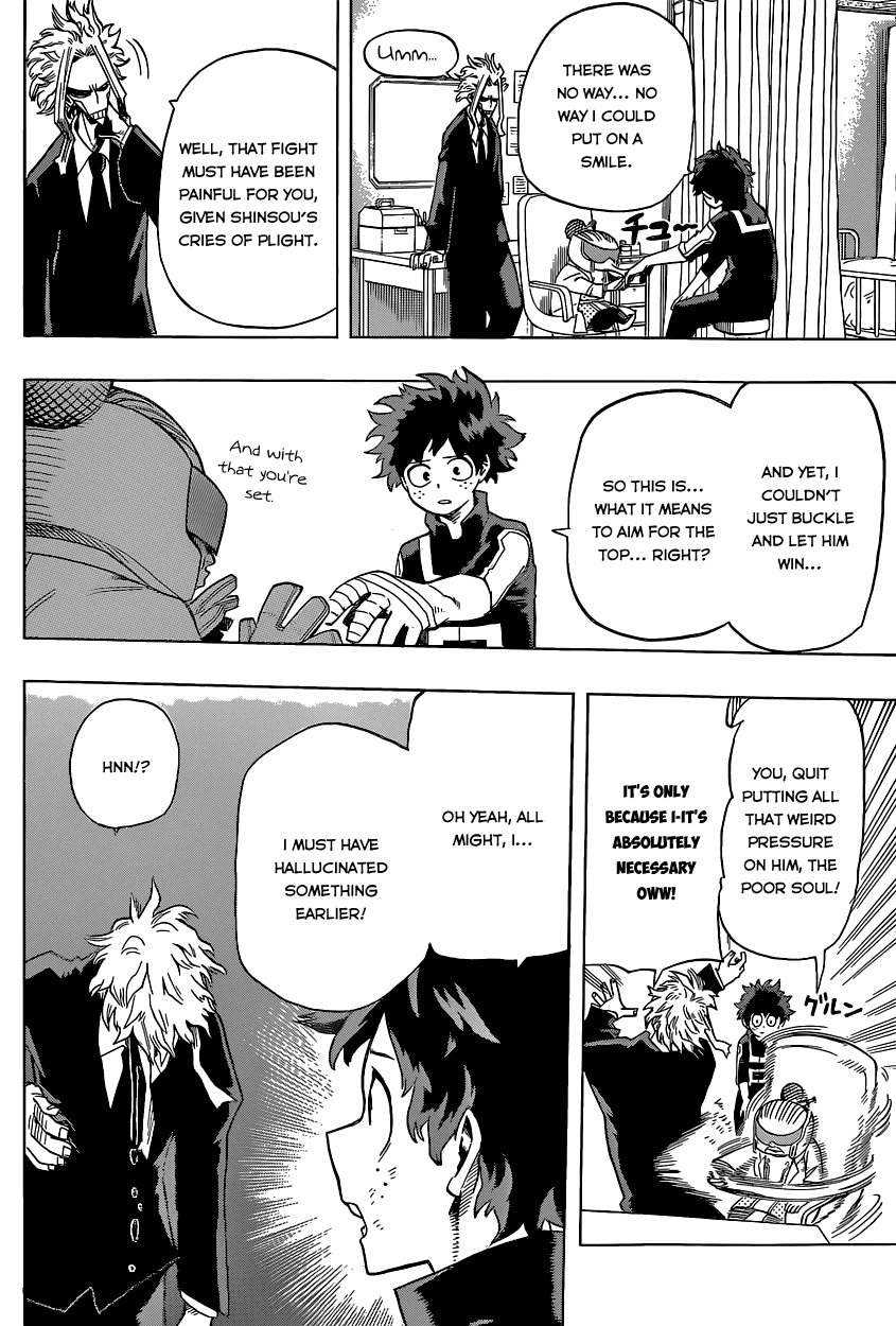 Boku no Hero Academia Chapter 34 page 12 - Chapter 34: Winners and Losers