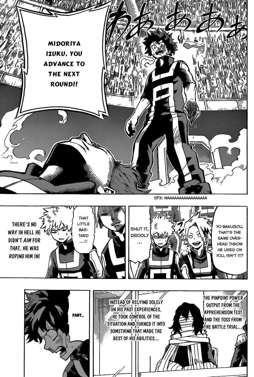 Boku no Hero Academia Chapter 34 page 7 - Chapter 34: Winners and Losers