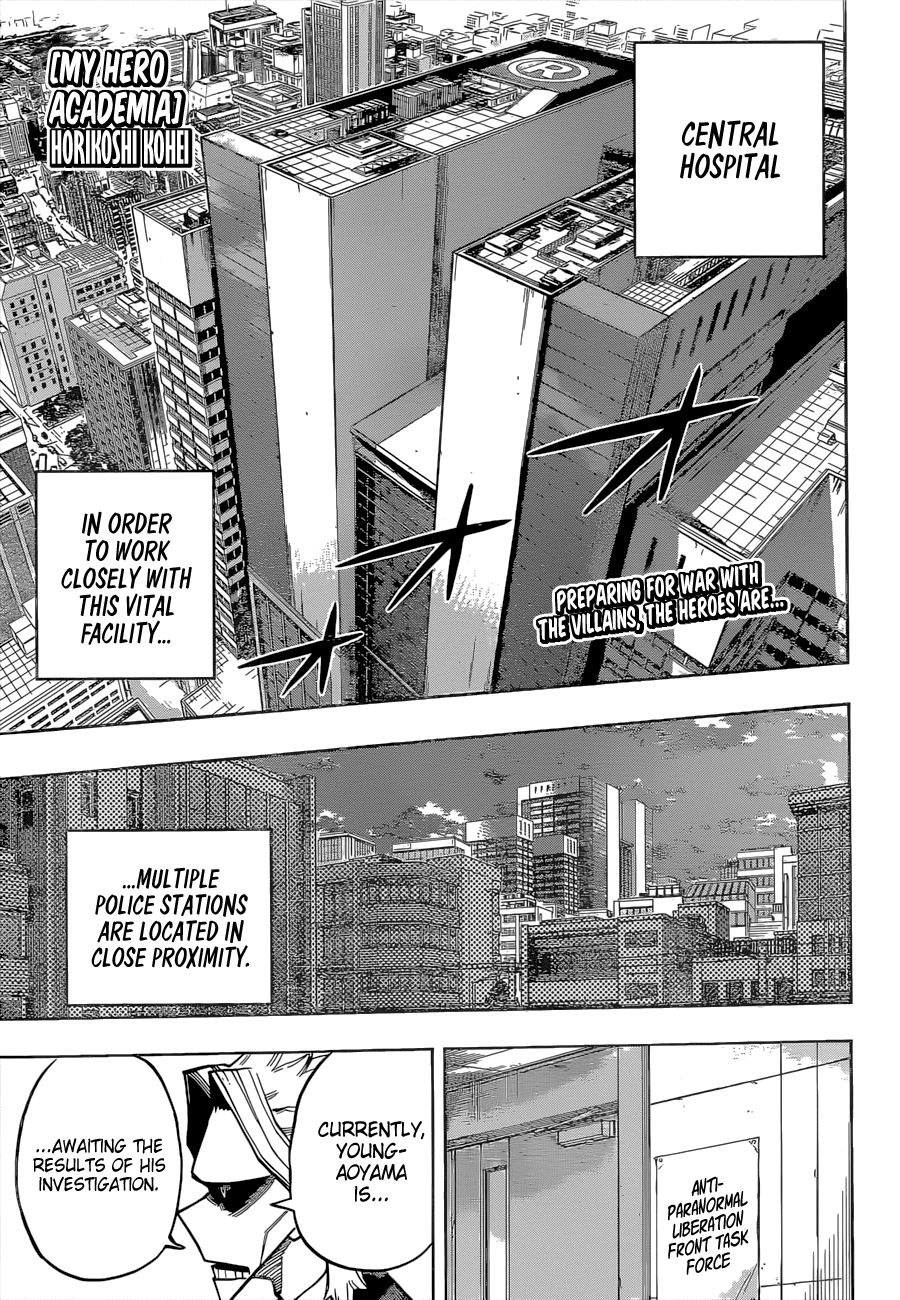 Boku no Hero Academia Chapter 340 page 1 - Chapter 340: The Story of how We All Became Heroes Part ③