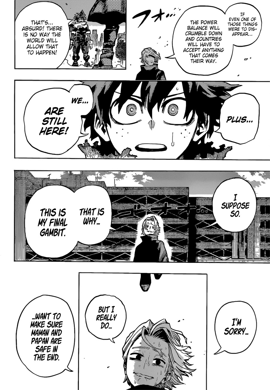 Boku no Hero Academia Chapter 343 page 9 - Chapter 343: Let You Down