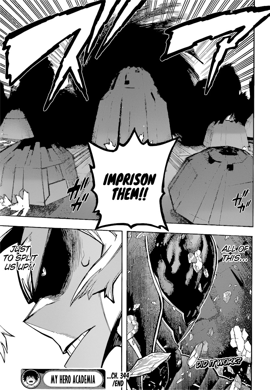 Boku no Hero Academia Chapter 344 page 18 - Chapter 344: The Protagonist