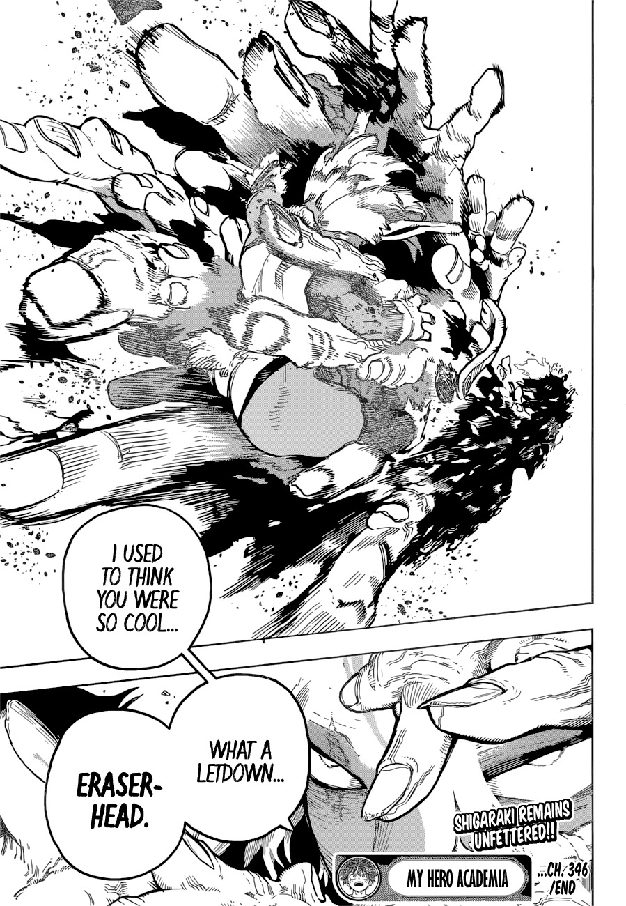 Boku no Hero Academia Chapter 346 page 16 - Chapter 346: Super Hyper Entrapment Stage