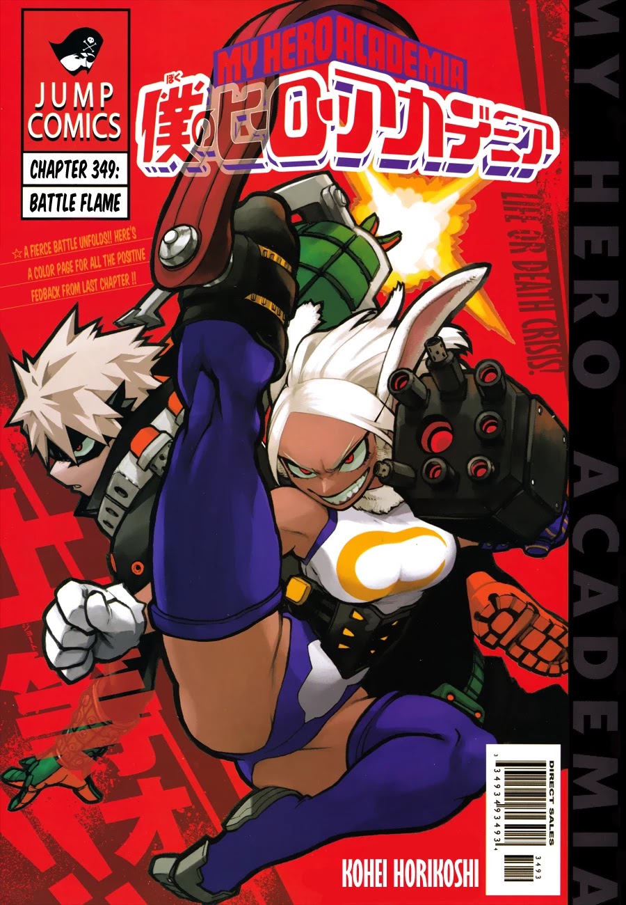 Boku no Hero Academia Chapter 349 page 1 - Chapter 349: Battle Flame