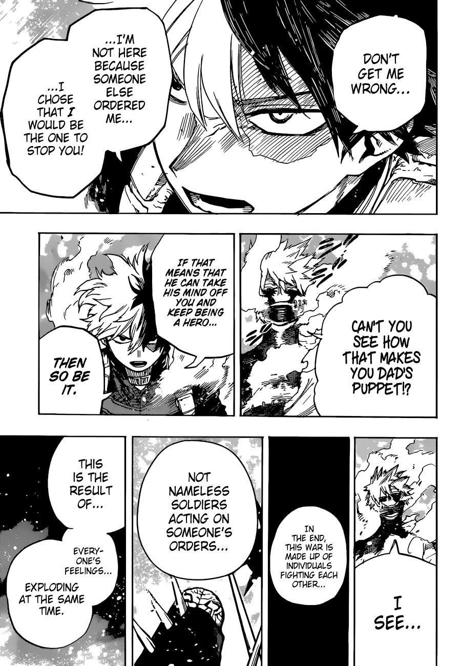 Boku no Hero Academia Chapter 349 page 13 - Chapter 349: Battle Flame