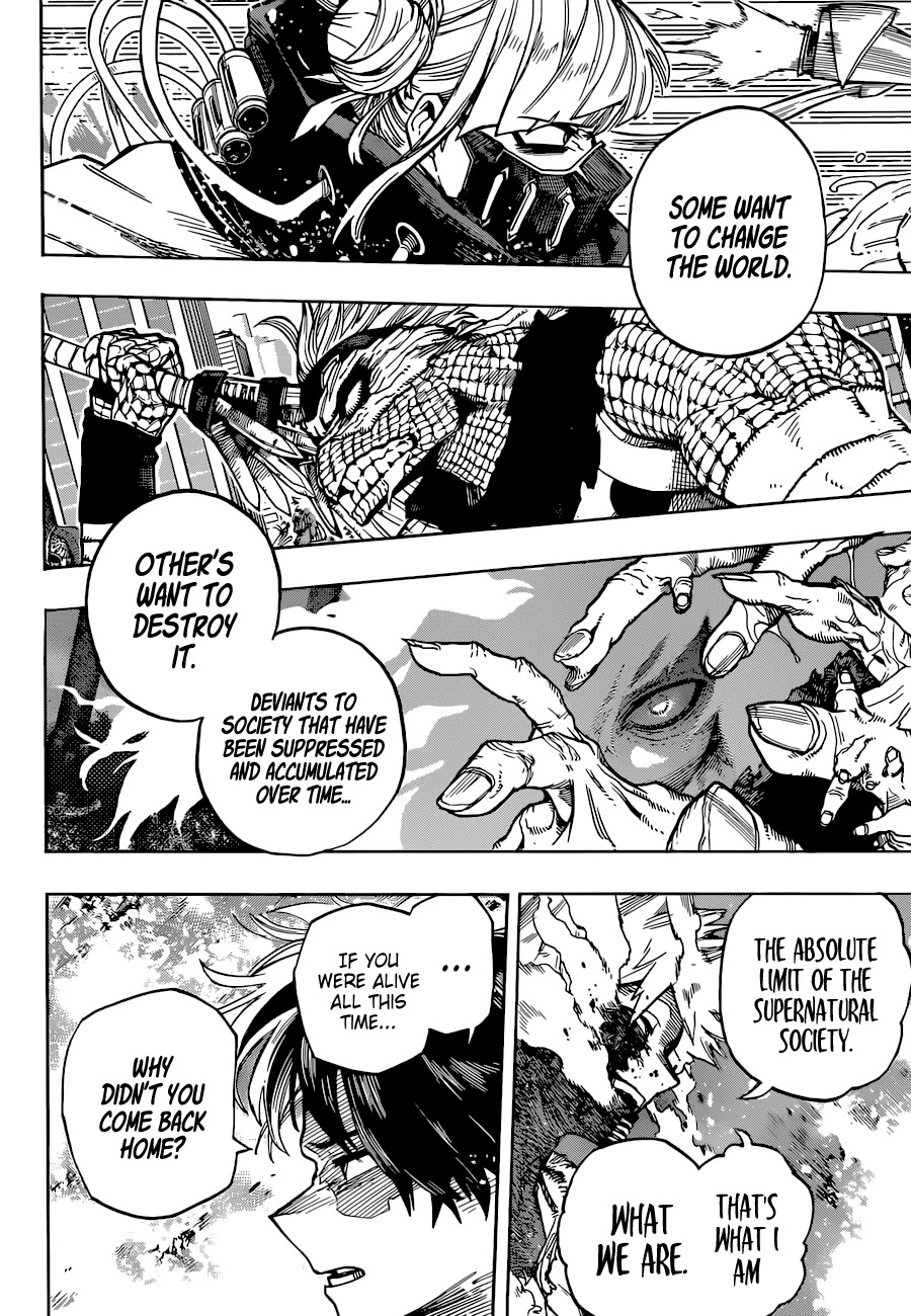 Boku no Hero Academia Chapter 349 page 14 - Chapter 349: Battle Flame