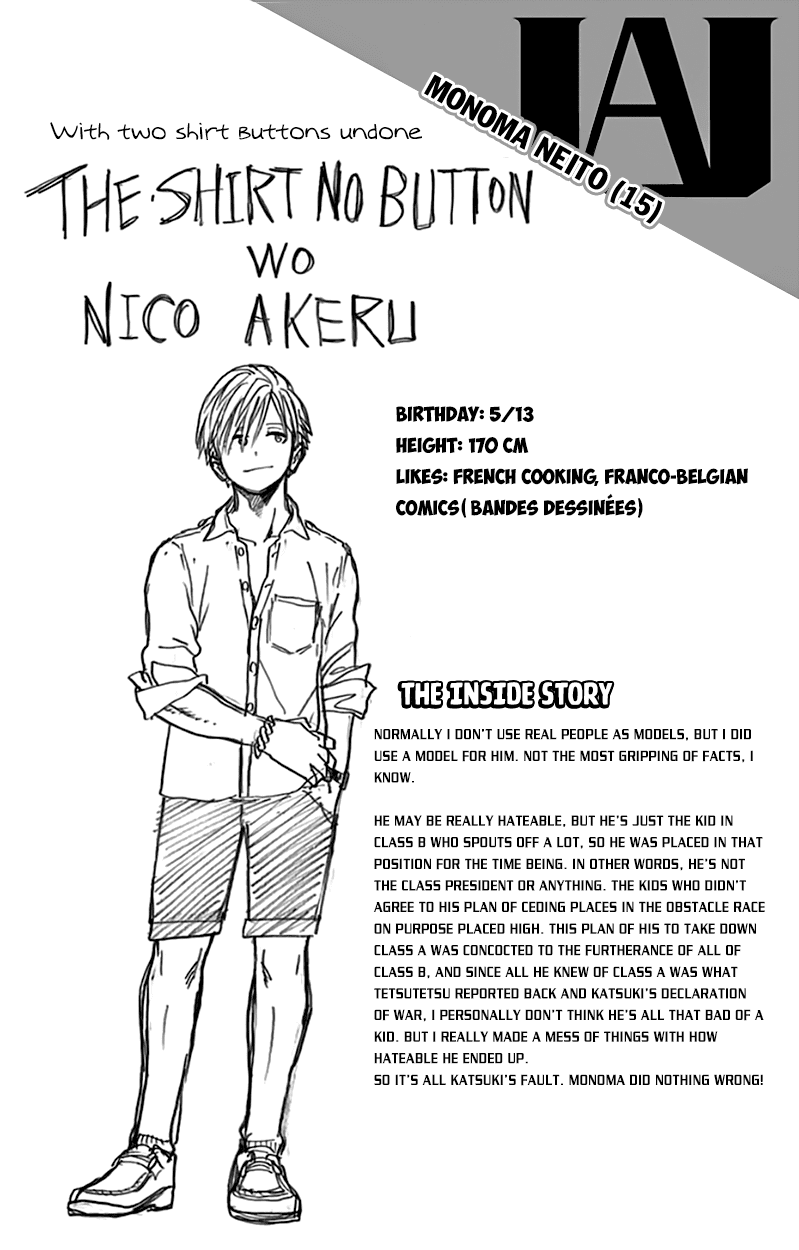 Boku no Hero Academia Chapter 35.5 page 11 - Chapter 35.5: Volume 4 Omake