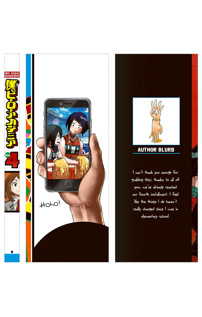 Boku no Hero Academia Chapter 35.5 page 4 - Chapter 35.5: Volume 4 Omake