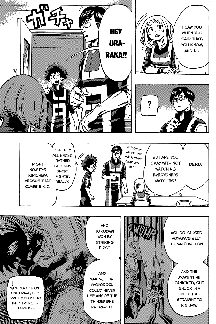 Boku no Hero Academia Chapter 35 page 13 - Chapter 35: Tremble, Challengers