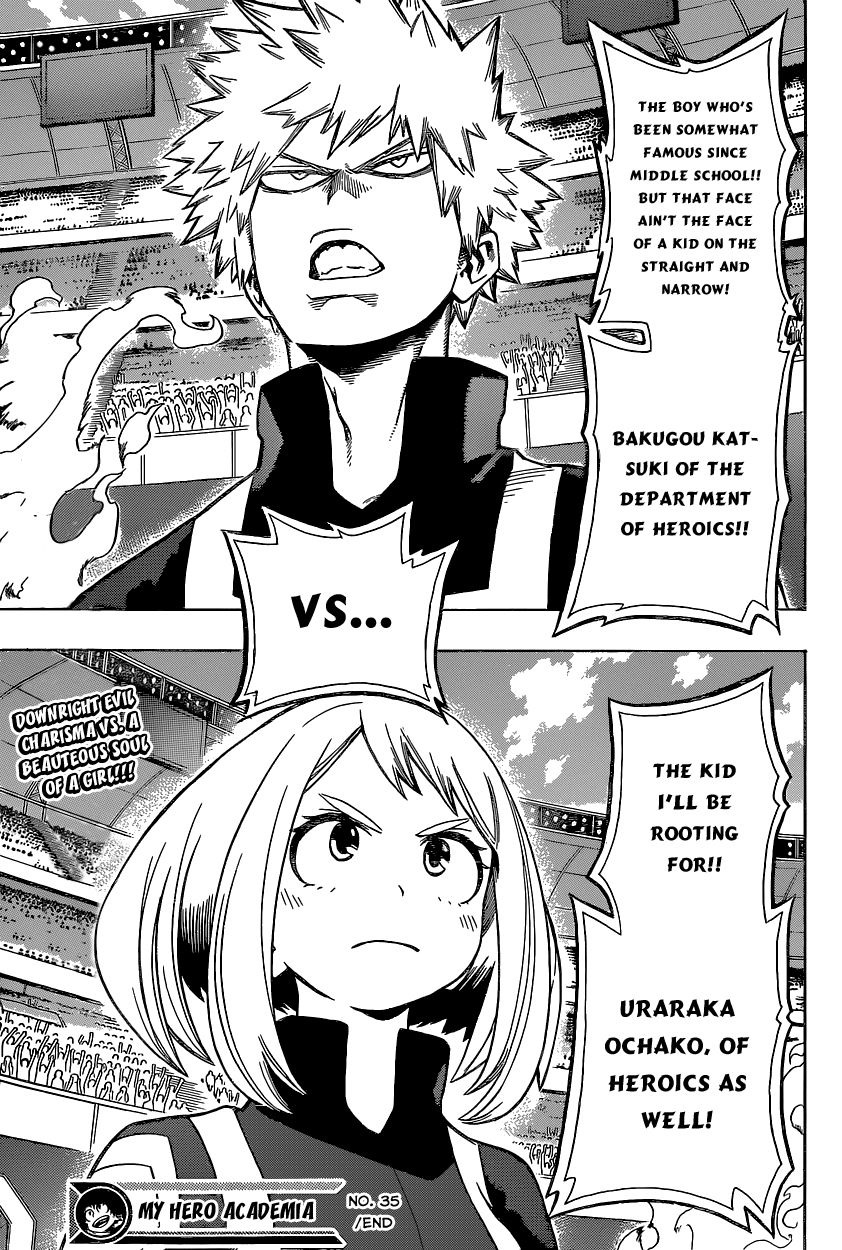 Boku no Hero Academia Chapter 35 page 20 - Chapter 35: Tremble, Challengers